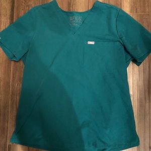 FIGS Scrub Top *Hunter Green*